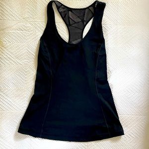 Lululemon tank with mesh back